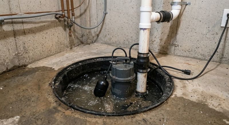 Sump Pump Relocation in Warwick, RI
