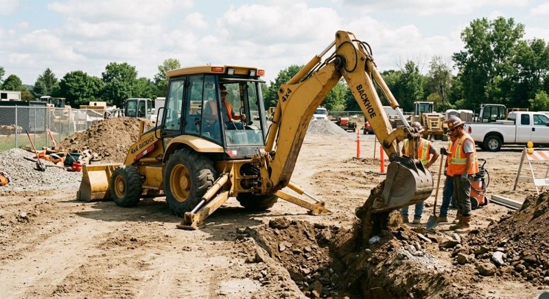 Backhoe Trenching in Salt Lake City, UT