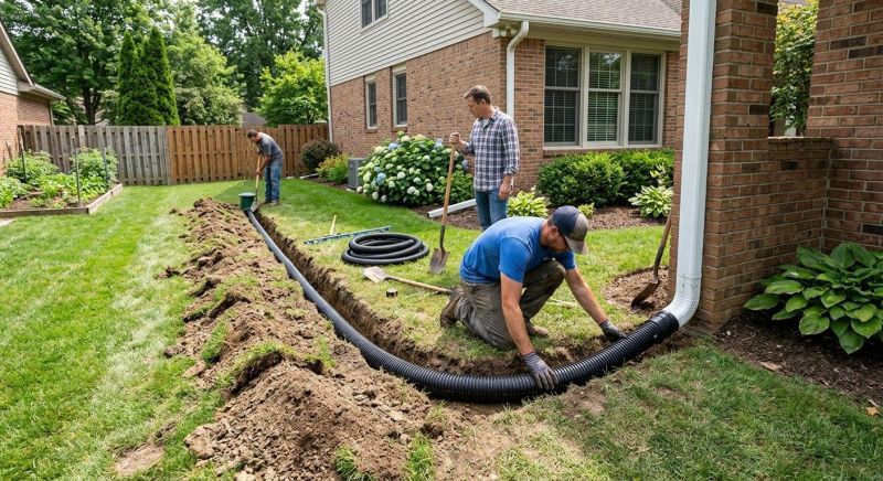Drain Trenching in Houston, TX