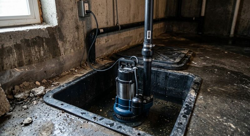 Sump Pump Installation in West Des Moines, IA